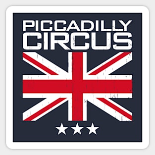 PICCADILLY CIRCUS UNION JACK - 2.0 Sticker